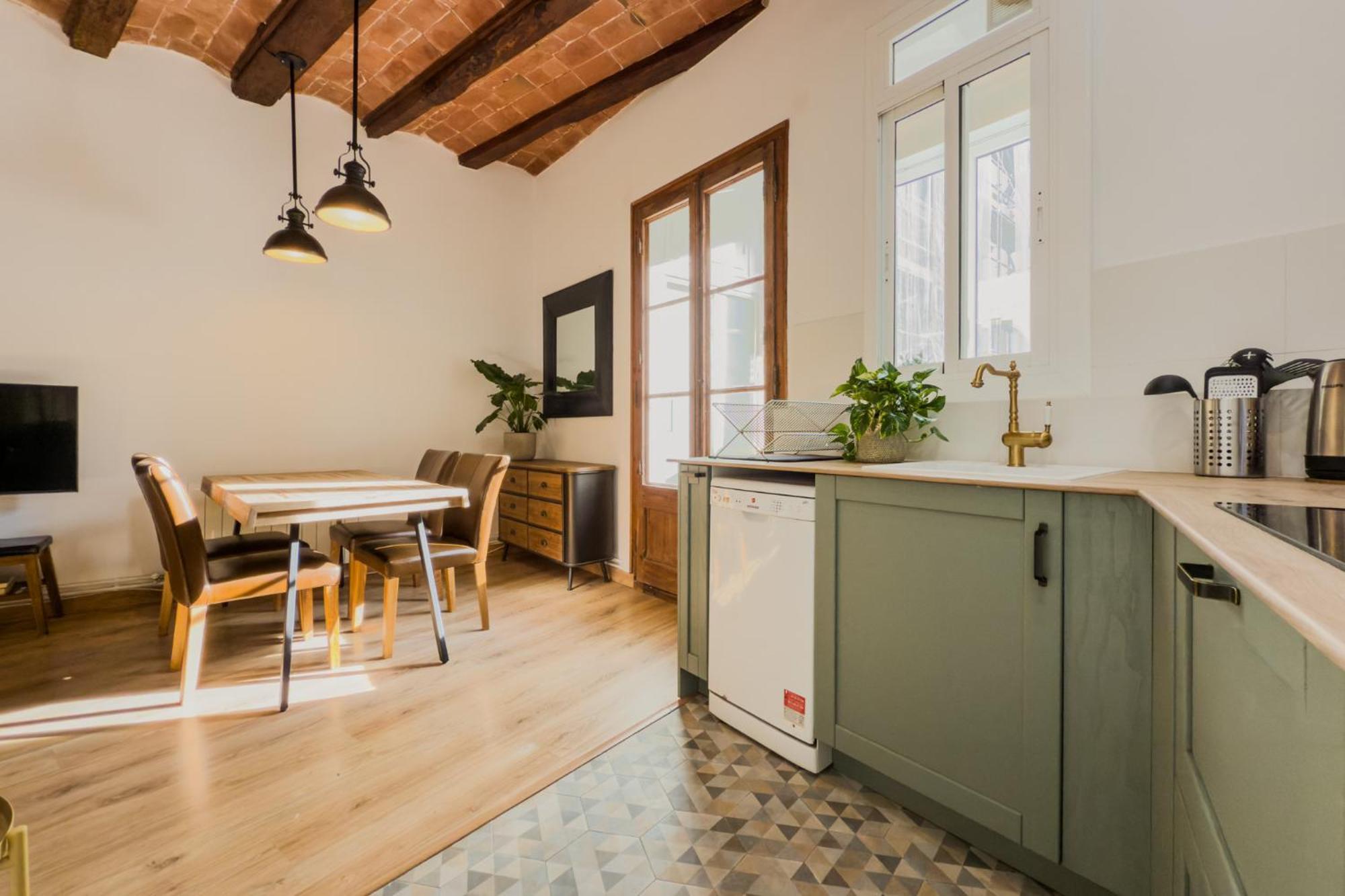 Magalhaes - Trad Flat In Poble Sec, Near Ramblas Barcelona Eksteriør billede