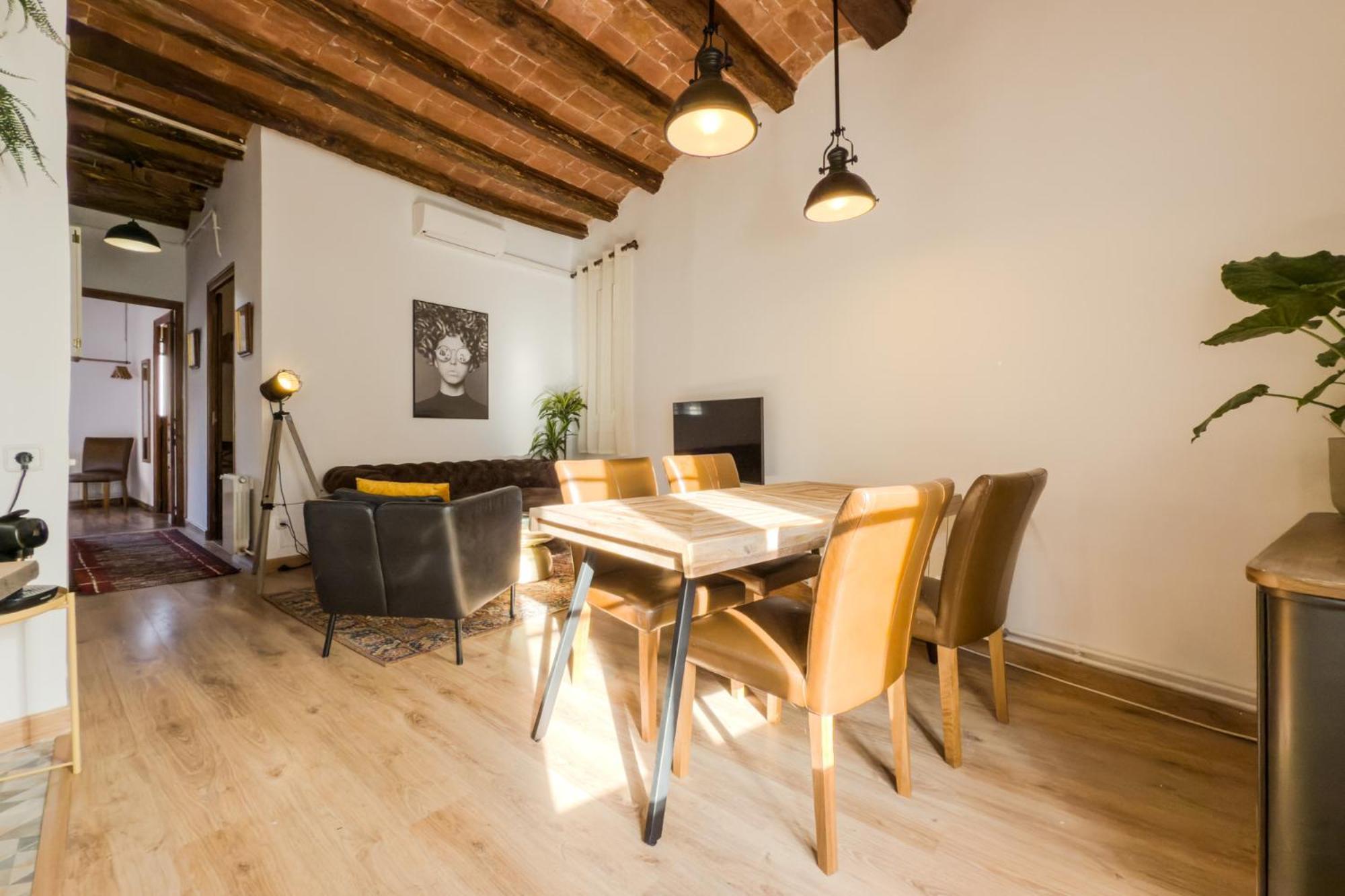 Magalhaes - Trad Flat In Poble Sec, Near Ramblas Barcelona Eksteriør billede