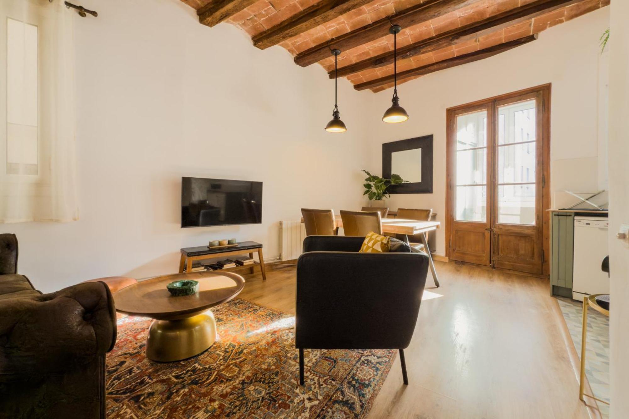 Magalhaes - Trad Flat In Poble Sec, Near Ramblas Barcelona Eksteriør billede