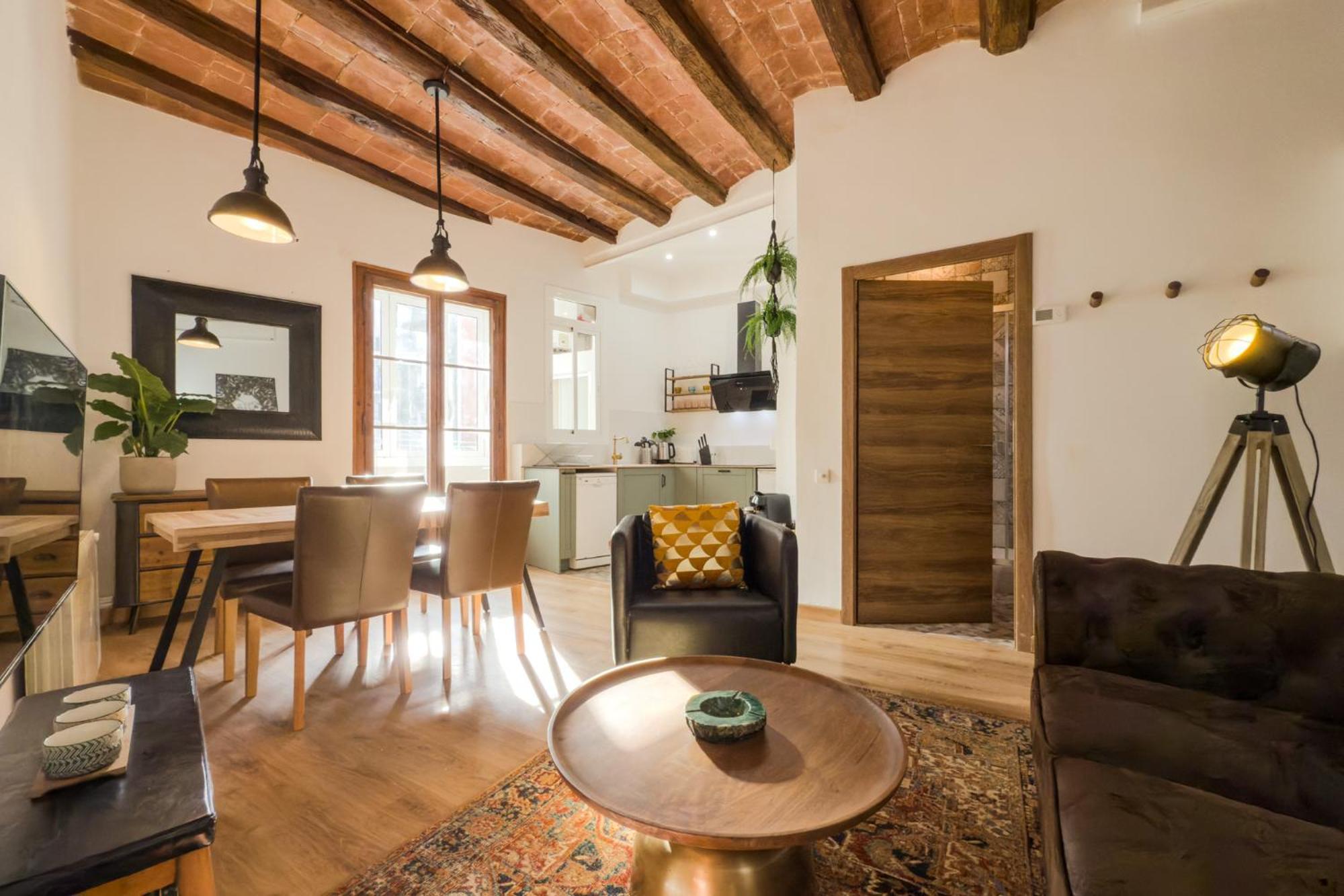 Magalhaes - Trad Flat In Poble Sec, Near Ramblas Barcelona Eksteriør billede