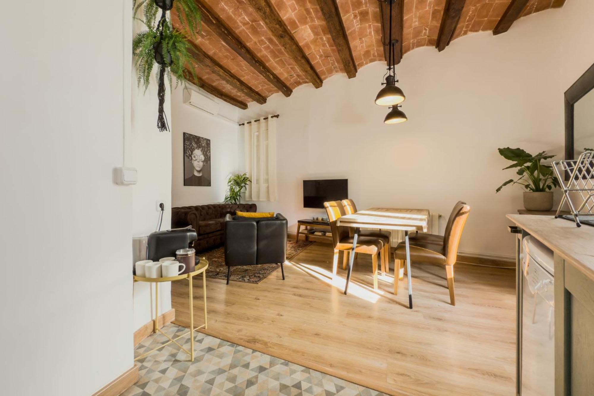 Magalhaes - Trad Flat In Poble Sec, Near Ramblas Barcelona Eksteriør billede